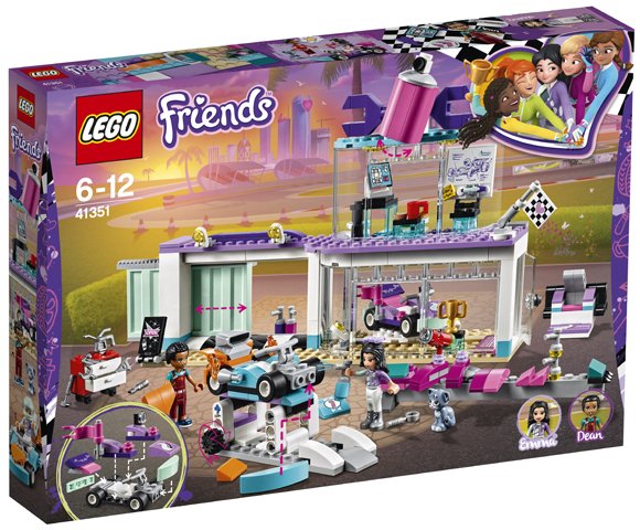 f Lego - FRIENDS RACECAR GARAGE | Sports Accessories | Gels, Bars and ...